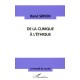 De La Clinique A L'ethique - Rene Sirven