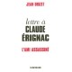 Lettre A Claude Erignac L'ami Assassine - Jean Orizet