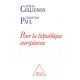 Pour La Republique Europeenne - Paul Collignon