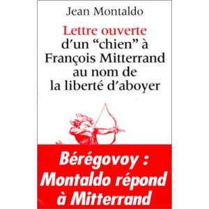 Open Letter from dog to dog Francois Mitterand In the Name of Freedom of barking - Jean Montaldo