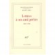 Lettres A Un Ami Pretre - Hector Bianciotti , Benoit Lobet