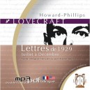 Lettres De 1929 T.1 , Juillet A Decembre - H.p. Lovecraft