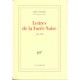 Lettres De La Foret Noire 1943-1998 - Jose Cabanis