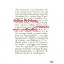Lettres De Non Motivation - Previeux Julien