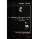 Lettres D'un Inverti Allemand Au Docteur Lacassagne 1903-1908 - Georges Apitzsch
