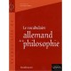 Le Vocabulaire Allemand De La Philosophie - David Jousset