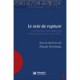 Le Vote De Rupture - Perrineau P