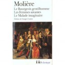 Le Bourgeois Gentilhomme , Les Femmes Savantes , Le Malade Imaginaire - Moliere