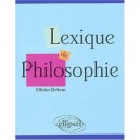 Lexique De Philosophie - Olivier Dekens