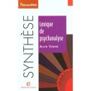 Lexique De Psychanalyse - Alain Vanier