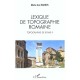 Lexique De Topograp^hie Romaine - Marie-jose Kardos