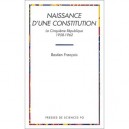 Naissance D'une Constitution - Bastien Francois