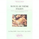 Manuel De Theme Italien , 1e Cycle - Bareil , Castro Toppan
