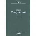 Lexique Francais Latin (vert) - Trenel