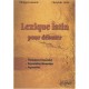 Lexique Latin Pour Debuter - Philippe Guisard , Christelle Laize