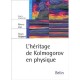 L'heritage De Kolmogorov En Physique - Angelo Vulpani , Roberto Livi