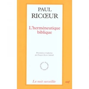 L'hermeneutique Biblique - Paul Ricoeur