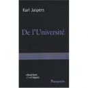 De L'universite - Karl Jaspers