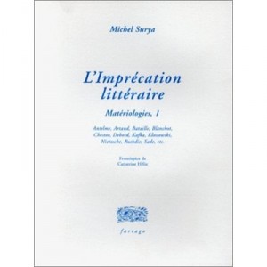 L'imprecation Litteraire - Michel Surya