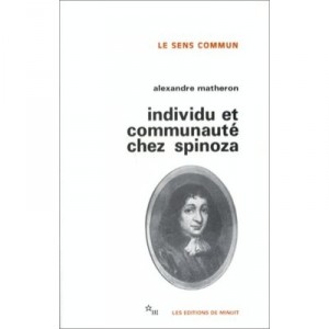 L'individu Et Communaute Chez Spinoza - A Matheron