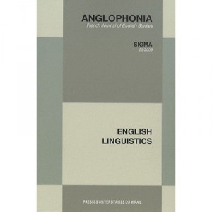 Revue Anglophonia, English Linguistics - Rotge W