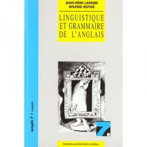 Linguistique Et Grammaire De L'anglais - Jean-remi Lapaire , W Rotge