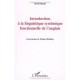 Introduction A La Linguistique Systemique Fonctionnelle De L'anglais - David Banks