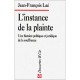 L'instance De La Plainte - Lae