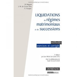 Liquidations De Regimes Matrimoniaux - Beignier Do Carmo Si
