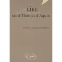 Lire Saint Thomas D'aquin - Thierry-dominique Humbrecht