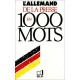 L'allemand De La Presse En 1000 Mots - Scheiner