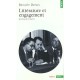 Litterature Et Engagement , De Pascal A Sartre - Benoit Denis