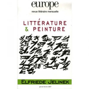 Revue Europe T.933, Litterature Et Peinture , Elfriede Jelinek - Collectif