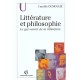 Litterature Et Philosophie , Le Gai Savoir De La Litterature - Camille Dumoulie