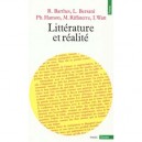 Litterature Et Realite - Roland Barthes , Philippe Hamon , Michael Fiffaterre , Leo Bersani , Ian Watt