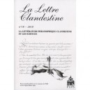 La Lettre Clandestine T.18, La Litterature Philosophique Clandestine Et Les Sciences - Collectif