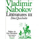Litteratures T.3 , Don Quichotte - Vladimir Nabokov
