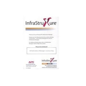 APC InfraStruXure Manager Licence pour 100 Noeuds (Licence uniquement)
