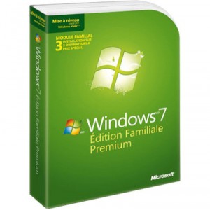 Microsoft Windows 7 Edition Familiale Premium Mise à jour