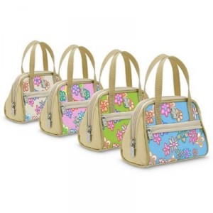 Ben Cole fired carrying case shaped handbag flower pattern for compatible DSi DS Lite