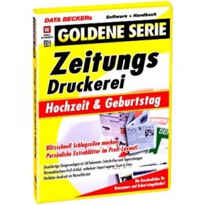 Databecker Zeitungsdruck - Hochzeit  Geburtstag [Import allemand]