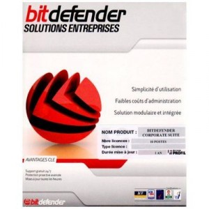 Editions Profil BitDefender Corporate - Licence - 10 utilisateurs - Win - anglais, français