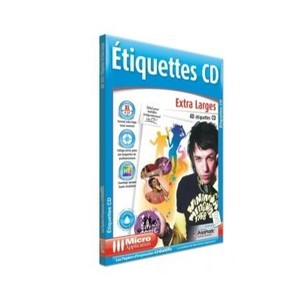 Micro Application Pap. étiquettes CD XXL (CD-rom)