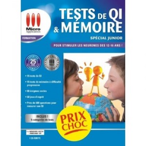Micro Application Tests de QI et Mémoire spécial Junior