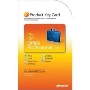 Microsoft Office Professional 2010 (License key) [import allemand]