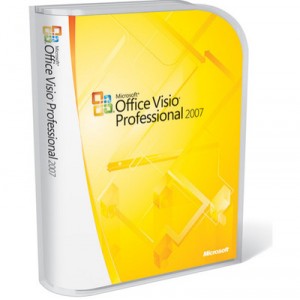 Microsoft Office Visio Professional 2007 - Ensemble complet - 1 PC - CD - Win - anglais