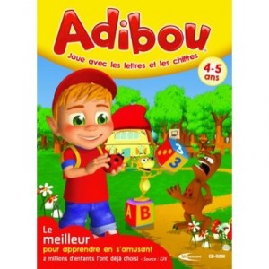 Mindscape Adibou joue avec les lettres et les chiffres 4-5 ans 2010/2011 (DVD seul)
