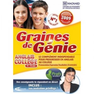 Mindscape Graine de génie anglais collège 2008-2009