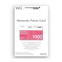 Carte de 1000 points Nintendo pour Wii et DSi (45496352189)