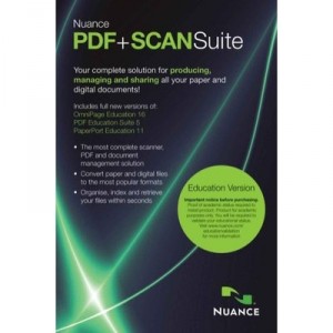 Nuance PDF+Scan Suite, UK English EDU OLV Version [Import anglais]